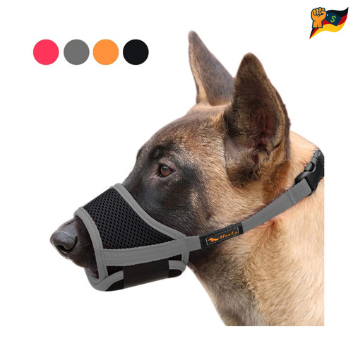 Maulkorb hund grau - maulkorb,