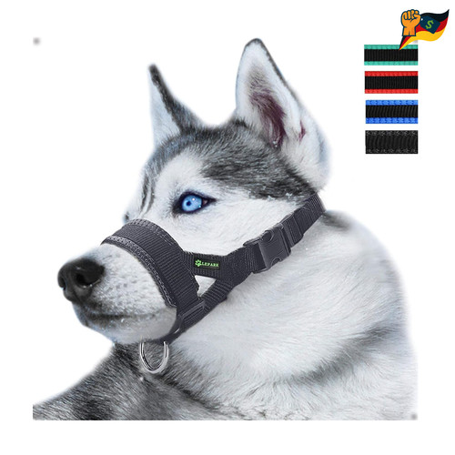 Maulkorb hund nylon schwarz - s,