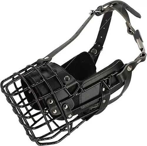 Maulkorb hund aus metall - hund,